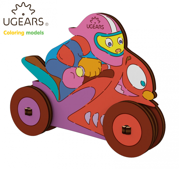 Ugears Motorcyklist - 4Kids