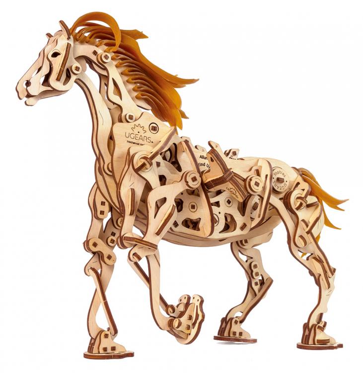 Ugears Horse-Mechanoid Träbyggsats