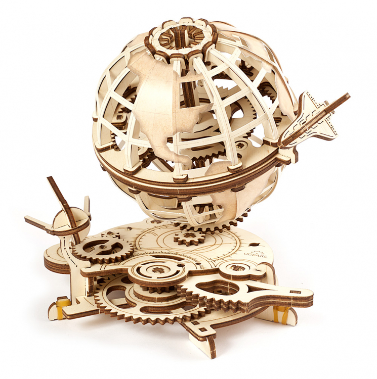 Ugears Globus Träbyggsats