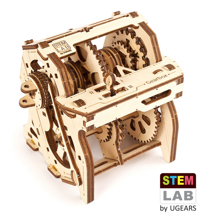 Ugears Gearbox STEM LAB Träbyggsats