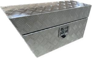 Verktygslåda i durkplåt 750 (& 575) x 250 x 400mm - Vänster