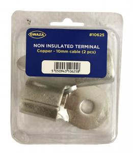 Oisolerade terminalbrickor för 10mm kabel - 2-pack