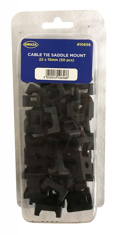 Kabelclips 22x15mm Nylon 50-pack