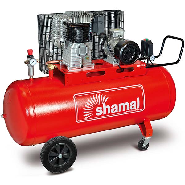 Kompressor 5,5hk 150l.tank 530 l/m 3-fas Shamal