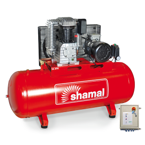 Kompressor Shamal kolvkompressor HD K30 YDstart 7,5hk 11bar 270l/t 698l/m 1200v/m