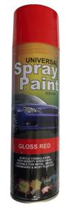 Sprayfärg Universal Medium Glansig Röd 500ml