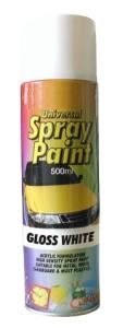 Sprayfärg Aerosol Blank Vit 500ml