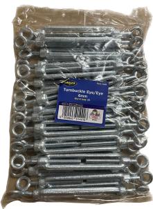 Vantskruv Ögla/Ögla 6mm - 20-pack