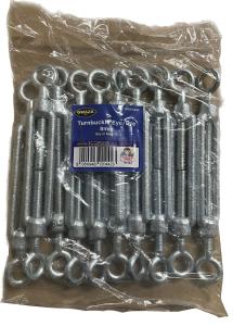 Vantskruv Ögla/Ögla 8mm - 10-pack