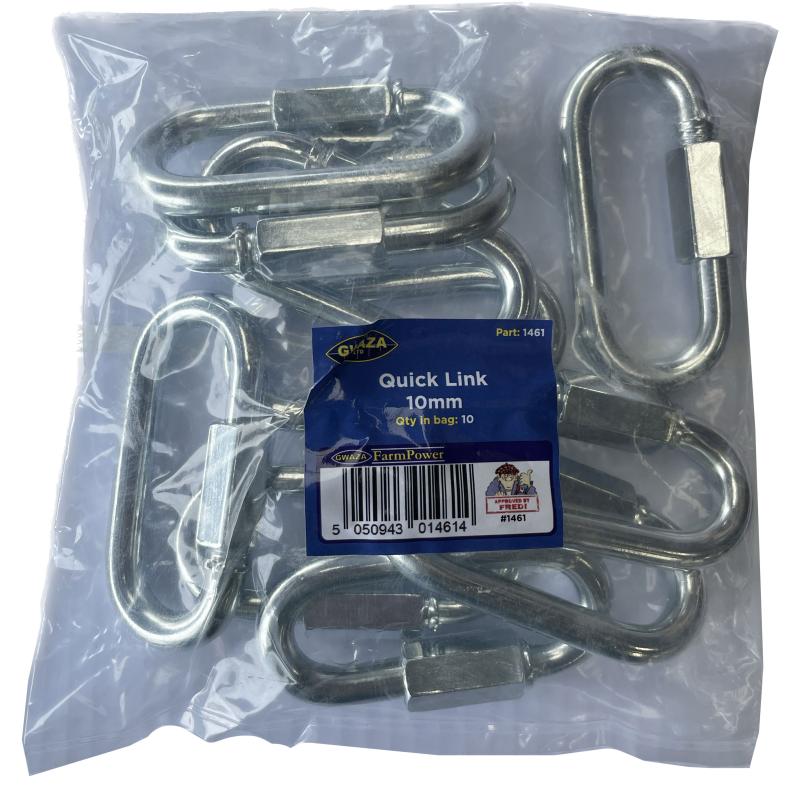 Snabblänk 10mm - 10-pack