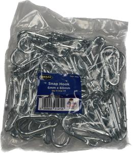 Karbinhakar 6 x 60mm - 50-pack