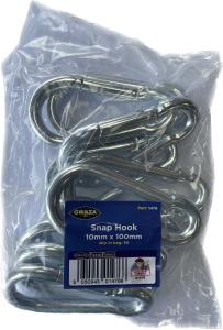Karbinhakar 10 x 100mm - 10-pack