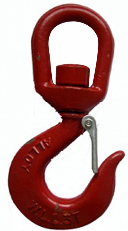 Spärrkrok med svirvel 3 ton