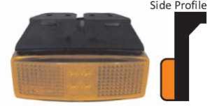 LED Positionsljus 12V/24V Orange