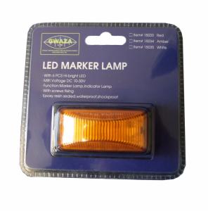 Markörlampa LED Gul