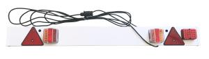 Bakljusramp Komplett LED 1,22m - 7m kabel - 7-polig