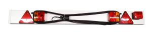 Bakljusramp Komplett LED 1,22m - 12m kabel - 13-polig