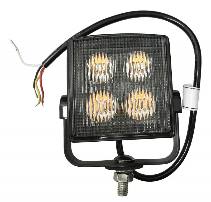 LED pulsmarkör med variabelt ljus inkl. fäste 12 / 24V