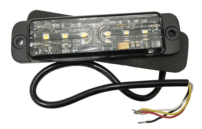 LED Pulsmarkör med variabelt ljus - Lågprofil 12V