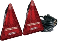 Släpvagnsbelysning LED 7.5meter Magnetisk - 2 st lampor