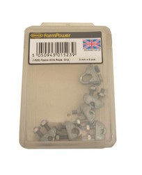 Vajerlås / Bygellås 3mm FZB - 6-pack