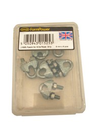 Vajerlås / Bygellås 6mm FZB - 6-pack