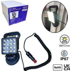 Arbetslampa LED 9" High Power 2800Lumen 10/30V 48W