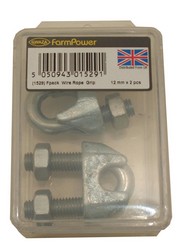 Vajerlås / Bygellås 12mm FZB - 2-pack