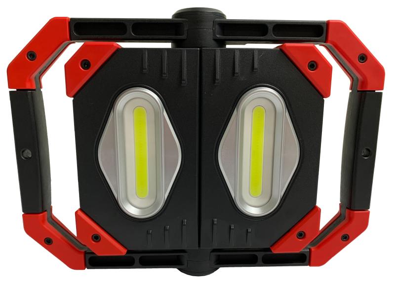 Arbetslampa med magnet - Vikbar - Laddbar