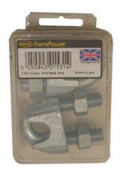 Vajerlås / Bygellås 16mm FZB - 2-pack