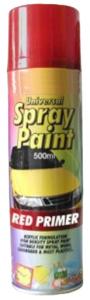 Sprayfärg Basic Primer Aerosol Röd 500ml
