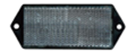 Reflex - Rektangulär - Vit - E-märkt - 103x40mm