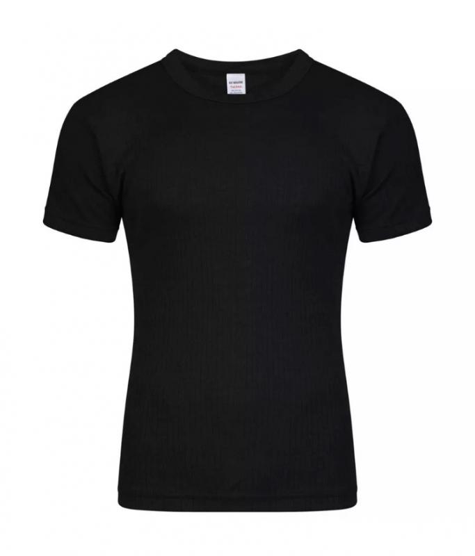 T-shirt Kortärmad - 6-pack - Termisk svart Large