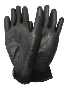 PU-belagda handskar 1-par Stl 9 Large