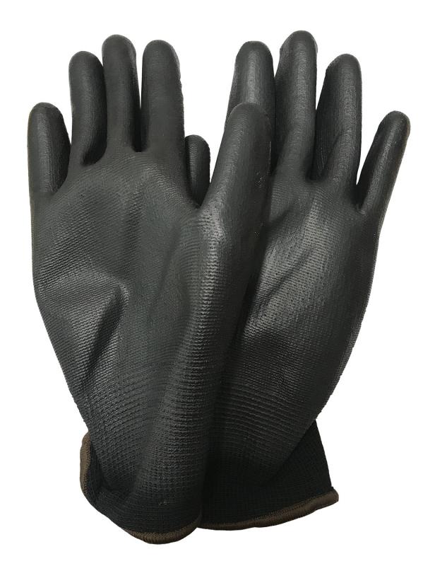 PU-belagda handskar 1-par Stl 10 X-Large
