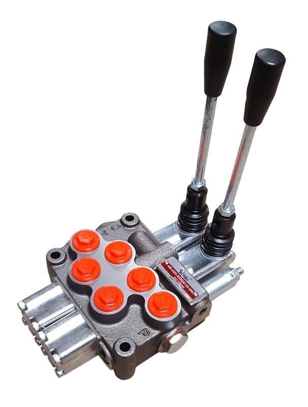 Ventil Monoblock 2 sektioner 45L Dubbelverkane