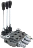 Ventil Monoblock 3 sektioner 45L Dubbelverkande