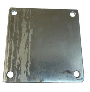 Fläns Svart 4-5-6 Zinkplätering av stål