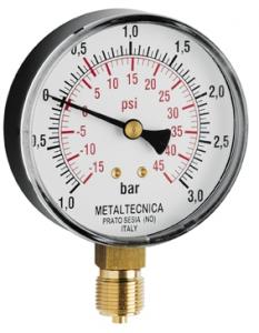 Manometer 1/4" gänga