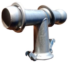 Italian style T-koppling med honanslutning 5"