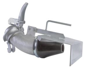 Bauer Hananslutning med stänkplatta 6"