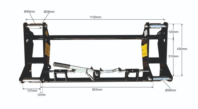 Redskapsadapter - Eurofäste