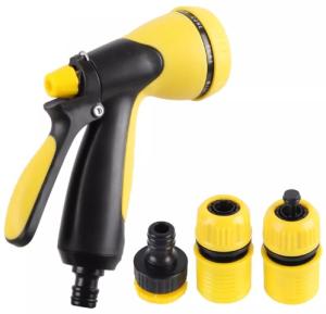Set med strålpistol och slangkopplingar 1/2" - 4 delar