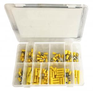 Kabelskor - Gul - Set med 110 st