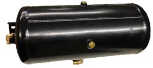 Lufttank ändmonterad 50 liter med mässingsnipplar