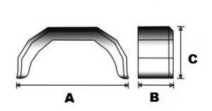 Stänkskärm Femvinkligt