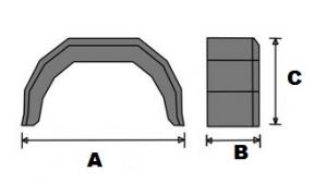 Stänkskärm Femvinkligt