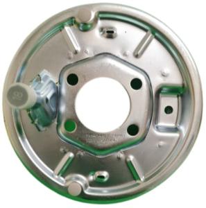 Bakre plåt till bromstrumma 8” 200x50 4 hål - monteras med bult