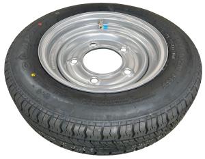 Släpvagn/Trailerhjul 155/70R12,  5x6 1/2" PCD