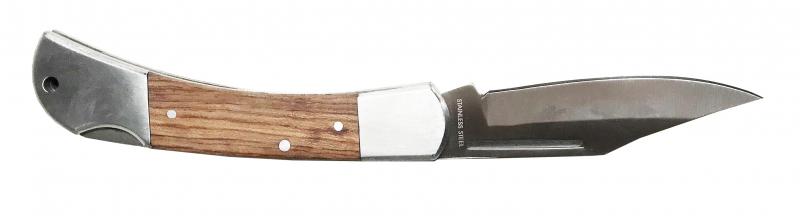 Kniv - Rak 70mm Fällkniv med trähandtag